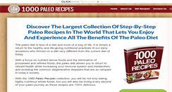 Desktop Screenshot of 1000paleorecipes.com